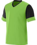 Augusta Sportswear 1600 Lightning Jersey in Lime/ black