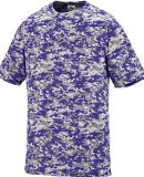 Augusta Sportswear 1798 Digi Camo Wicking T-Shirt in Purple digi