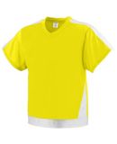 Augusta Sportswear 9731 Youth Winning Score Jersey POW YELLOW/ WHT
