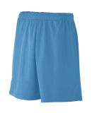 Augusta Sportswear 734 Youth Mini Mesh League Shor COLUMBIA BLUE