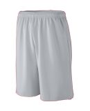 Augusta Sportswear 809 Youth Longer Length Wicking in Silver grey
