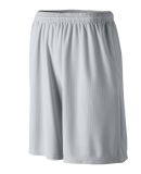 Augusta Sportswear 814 Youth Longer Length Wicking in Silver grey