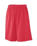 Augusta Sportswear 916 Youth Longer Length Jersey  in Red