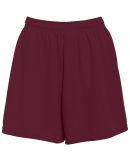 Augusta Sportswear 961 Girls' Wicking Mesh Short in Maroon