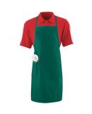 Augusta Sportswear 2070 Long Apron with Pockets DARK GREEN