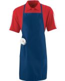 Augusta Sportswear 2070 Long Apron with Pockets NAVY