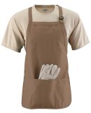 Augusta Sportswear 4250 Medium Length Apron with P in Khaki
