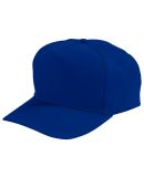 Augusta Sportswear 6202 Five-Panel Cotton Twill Ca in Navy