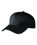 Augusta Sportswear 6204 Six-Panel Cotton Twill Low in Black