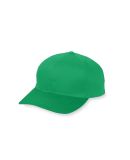 Augusta Sportswear 6206 Youth Six-Panel Cotton Twi in Kelly