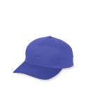 Augusta Sportswear 6206 Youth Six-Panel Cotton Twi in Purple