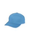 Augusta Sportswear 6206 Youth Six-Panel Cotton Twi in Columbia blue