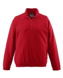 Augusta Sportswear 3530 Chill Fleece Half-Zip Pull in Red