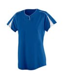 Augusta Sportswear 1225 Women's Diamond Jersey in Royal/ white