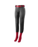 Augusta Sportswear 1240 Women's Low Rise Homerun P in Black