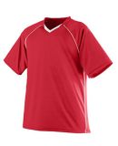 Augusta Sportswear 214 Striker Jersey in Red/ white