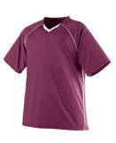 Augusta Sportswear 214 Striker Jersey in Maroon/ white