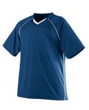 Augusta Sportswear 214 Striker Jersey in Navy/ white