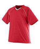 Augusta Sportswear 215 Youth Striker Jersey in Red/ white