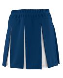 Augusta Sportswear 9116 Girls' Liberty Skirt in Navy/ white
