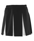 Augusta Sportswear 9116 Girls' Liberty Skirt in Black/ white