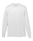 Augusta Sportswear 789 Youth Wicking Long Sleeve T in White