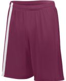 Augusta Sportswear 1623 Youth Attacking Third Shor in Maroon/ white