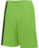 Augusta Sportswear 1623 Youth Attacking Third Shor in Lime/ black