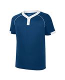 Augusta Sportswear 1553 Youth Stanza Jersey in Navy/ white