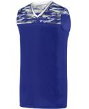 Augusta Sportswear 1115 Mod Camo Game Jersey PURPLE/ GRPH/ WH