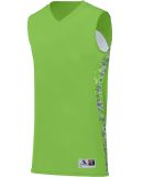 Augusta Sportswear 1161 Hook Shot Reversible Jerse in Lime/ lime digi