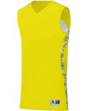 Augusta Sportswear 1161 Hook Shot Reversible Jerse in Power yellow/ power yellow digi