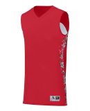Augusta Sportswear 1161 Hook Shot Reversible Jerse in Red/ red digi