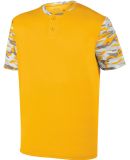 Augusta Sportswear 1549 Youth Pop Fly Jersey in Gold/ gold mod