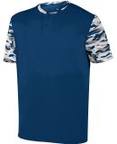Augusta Sportswear 1549 Youth Pop Fly Jersey in Navy/ navy mod