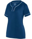 Augusta Sportswear 1670 Women's Overpower Two-Butt in Navy/ white