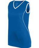 Augusta Sportswear 1675 Girls' Firebolt Jersey in Royal/ white