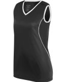 Augusta Sportswear 1675 Girls' Firebolt Jersey in Black/ white