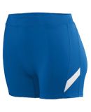 Augusta Sportswear 1335 Women's Stride Short in Royal/ white