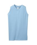 Augusta Sportswear 557 Girls' Sleeveless V-Neck Je in Light blue