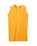 Augusta Sportswear 557 Girls' Sleeveless V-Neck Je in Gold