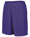 Augusta Sportswear 1424 Girl's Octane Short in Purple