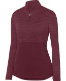 Augusta Sportswear 2909 Women's Shadow Tonal Heath in Maroon