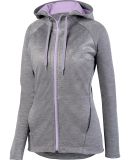 Augusta Sportswear 5558 Women's Zoe Tonal Heather  in Graphite/ light lavender