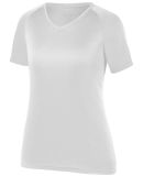 Augusta Sportswear 2793 Girls Attain Wicking T Shi in White