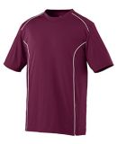 Augusta Sportswear 1091 Youth Winning Streak Crew in Maroon/ white