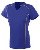 Augusta Sportswear 1092 Women's Winning Streak Jer in Purple/ gold