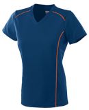 Augusta Sportswear 1092 Women's Winning Streak Jer in Navy/ orange