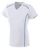 Augusta Sportswear 1092 Women's Winning Streak Jer in White/ royal