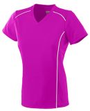 Augusta Sportswear 1092 Women's Winning Streak Jer in Power pink/ white